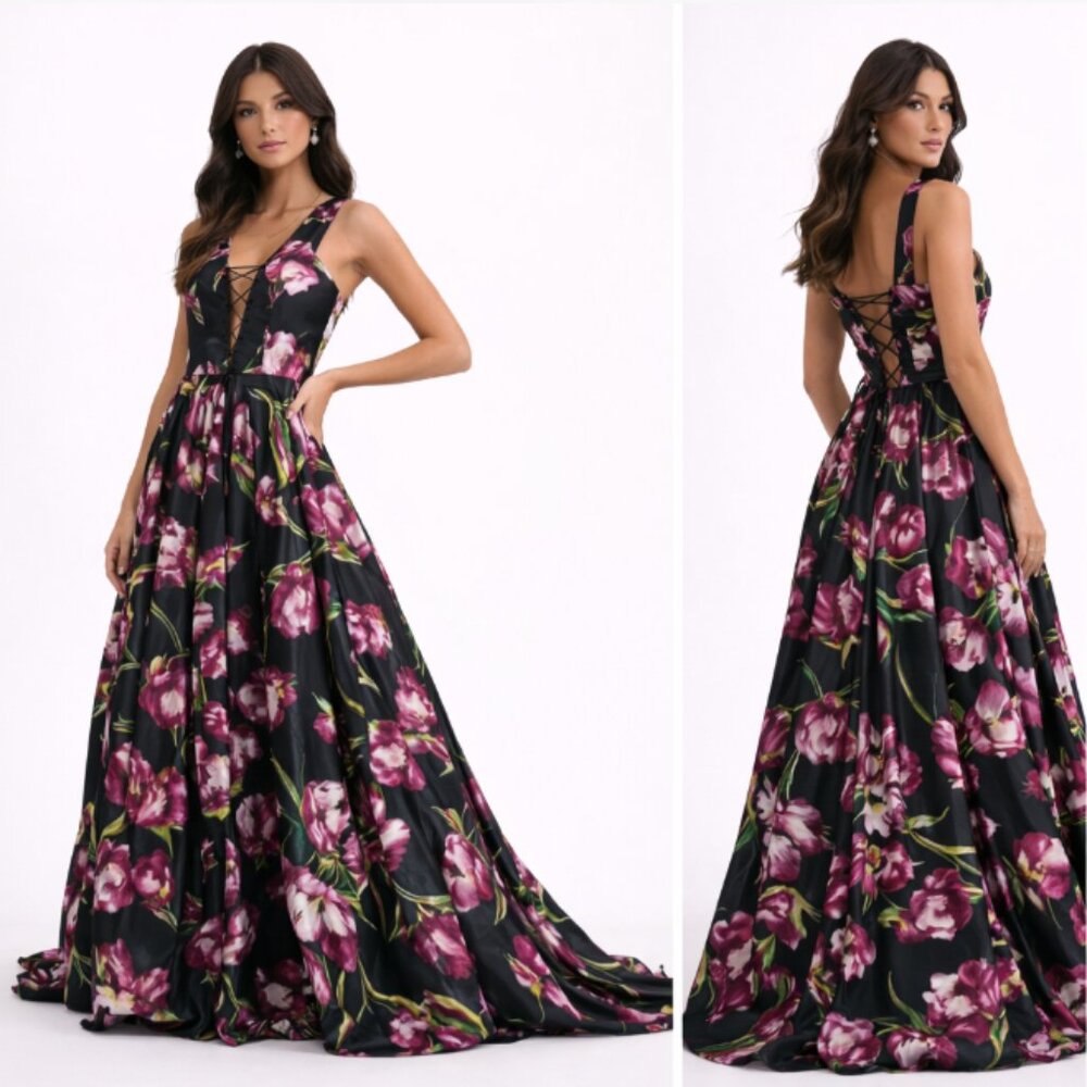 NWT Jovani floral gown size 4